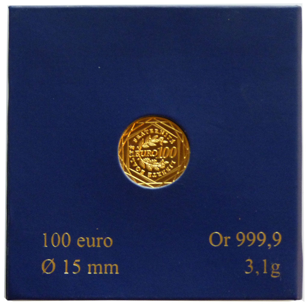 France, 100 Euro, 2010, MS(65-70), Gold, 3.10