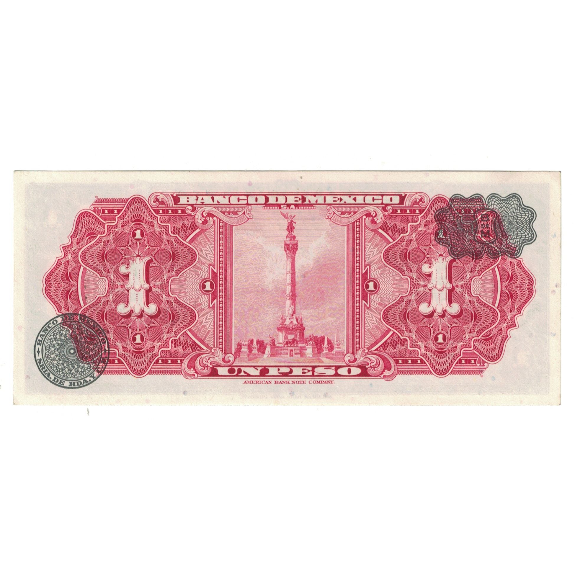 Billet, Mexique, 1 Peso, 1969, 1969-08-27, KM:59k, SPL