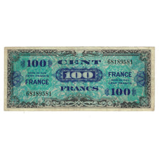 Francja, 100 Francs, 1945 Verso France, 1944, 68189581, VF(20-25)