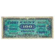 França, 100 Francs, 1945 Verso France, 1944, 96413107, VF(20-25)