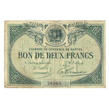 Billet, France, Nantes, 2 Francs, Undated, TTB, Pirot:88-12