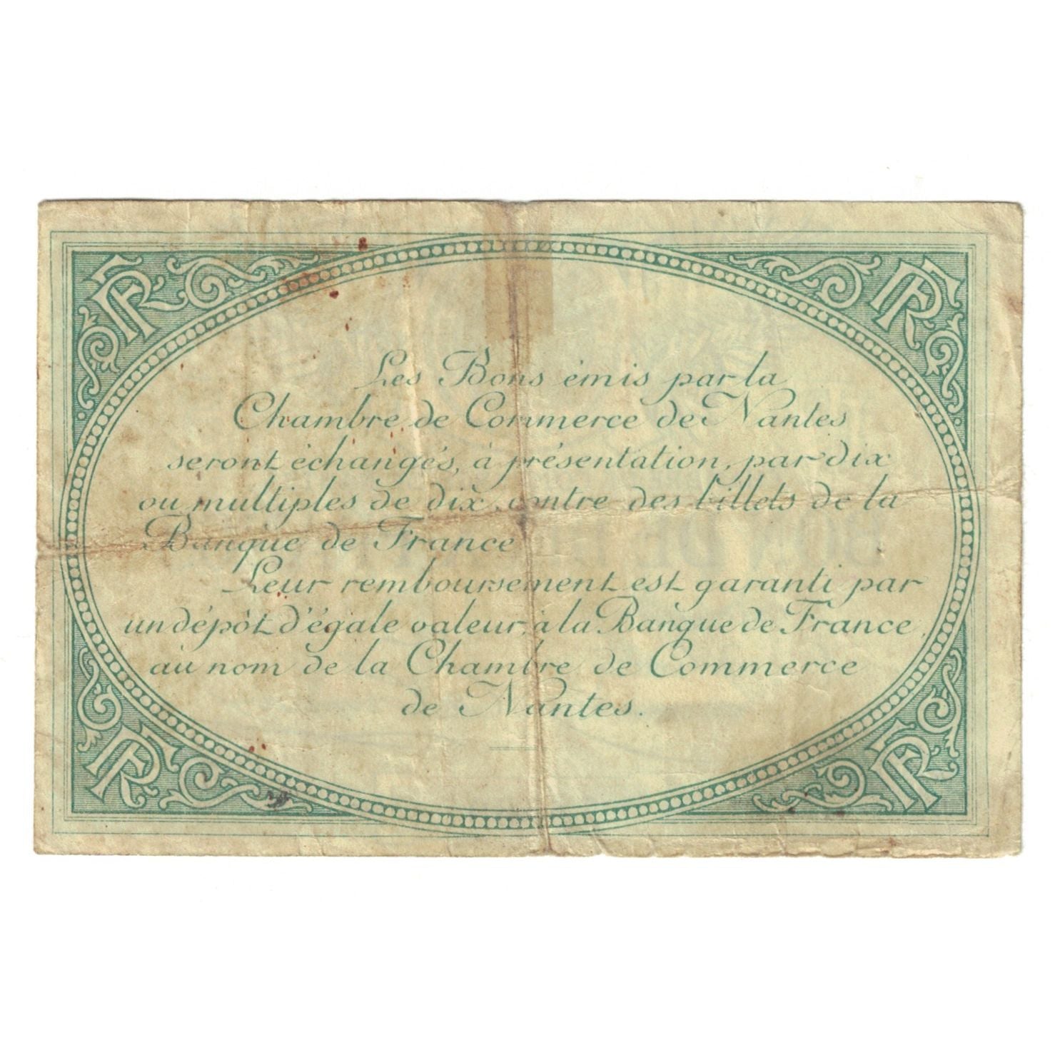 Billet, France, Nantes, 2 Francs, Undated, TTB, Pirot:88-12