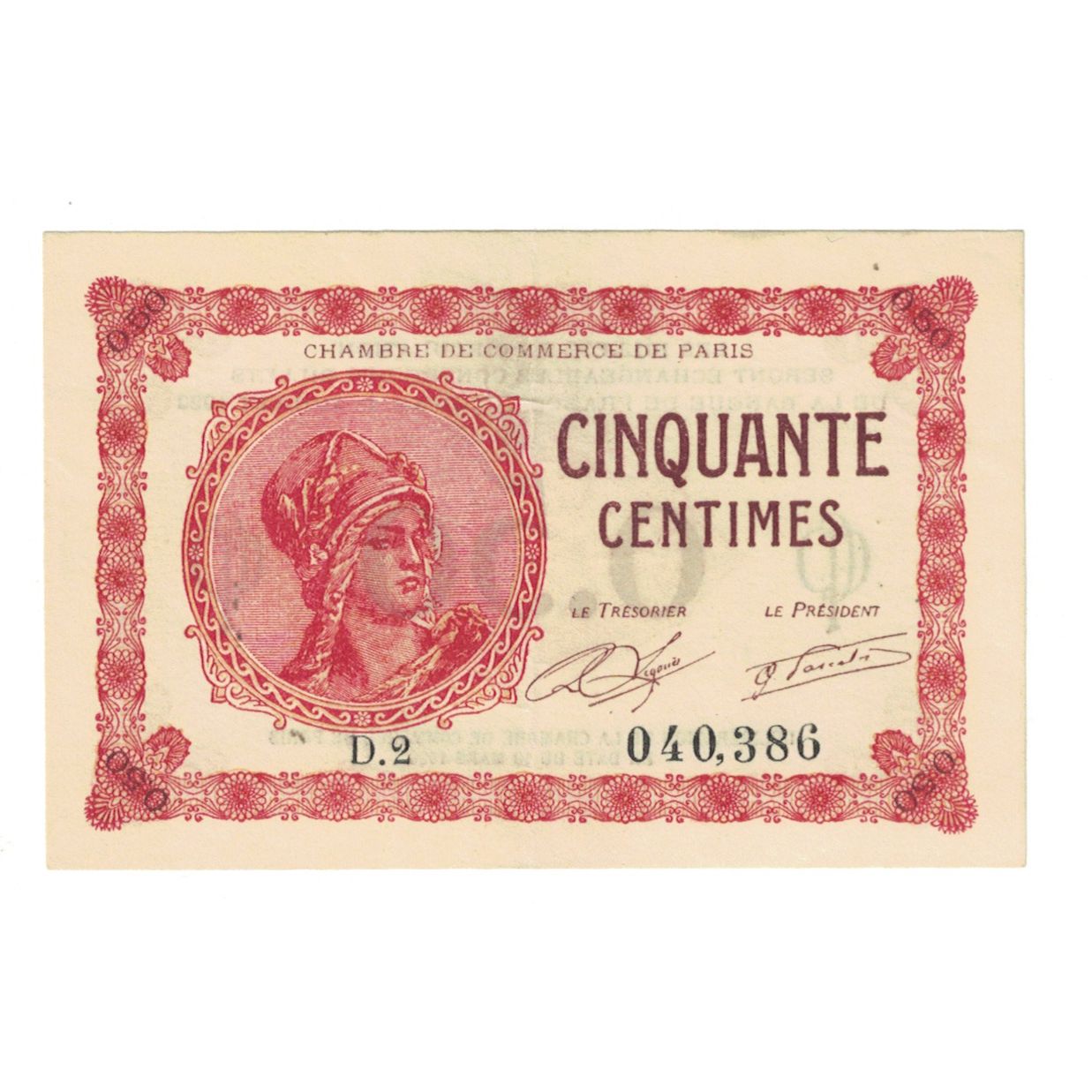França, 50 Centimes, Other, 1920, D.2, PARIS, AU(55-58)