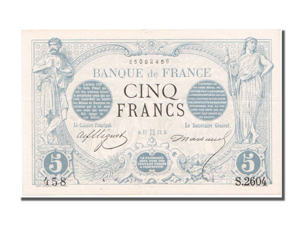 5 Francs type Noir