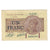 France, 1 Franc, 1922, S.G47, PARIS, TTB