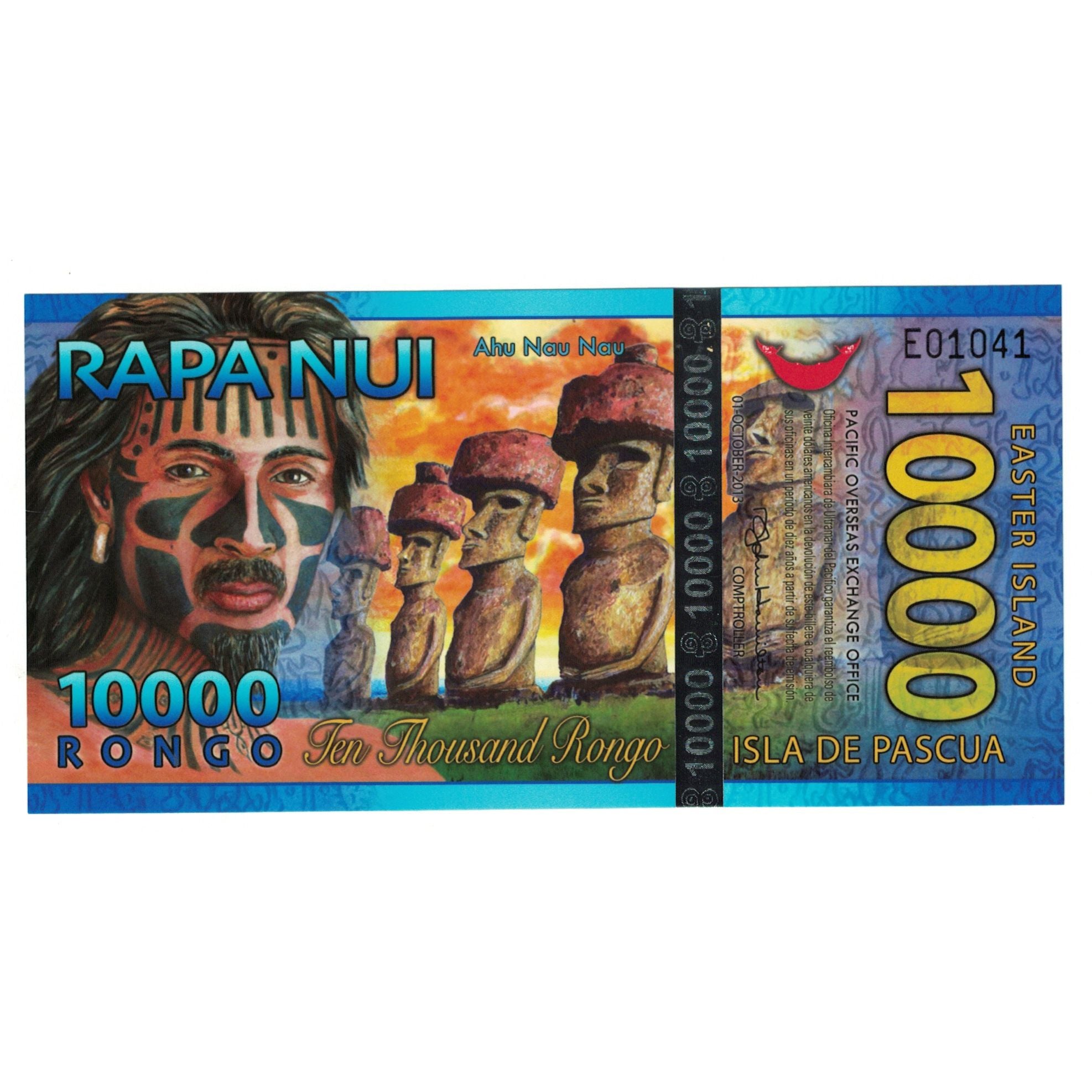 Banknote, Chile, Tourist Banknote, 10000 RONGO ISLA DE PASCUA, UNC(65-70)