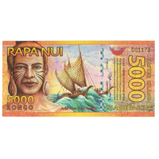 Banknote, Chile, Tourist Banknote, 5000 RONGO ISLA DE PASCUA, UNC(65-70)