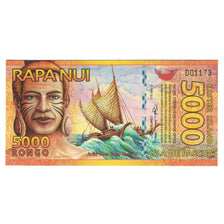 Geldschein, Chile, Tourist Banknote, 5000 RONGO ISLA DE PASCUA, UNZ