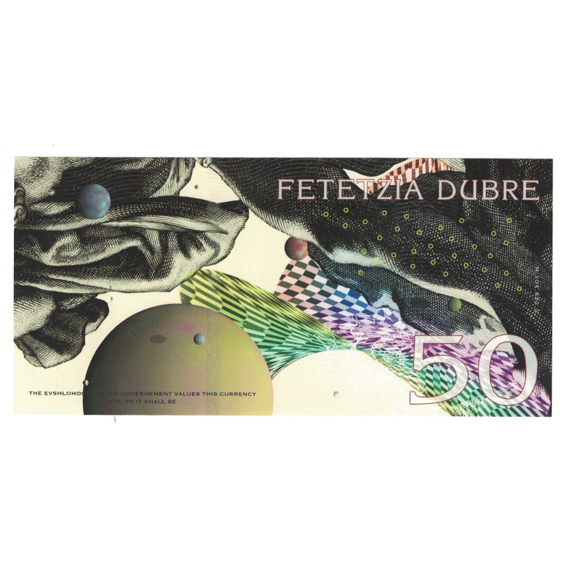 Billet, Serbie, Billet Touristique, 2018, 50 DUBRE BANK OF EVSHLOHOGI, NEUF