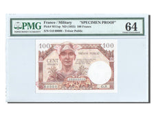 Billet, France, 100 Francs, 1955-1963 Treasury, 1955, Undated, Gradée, PMG