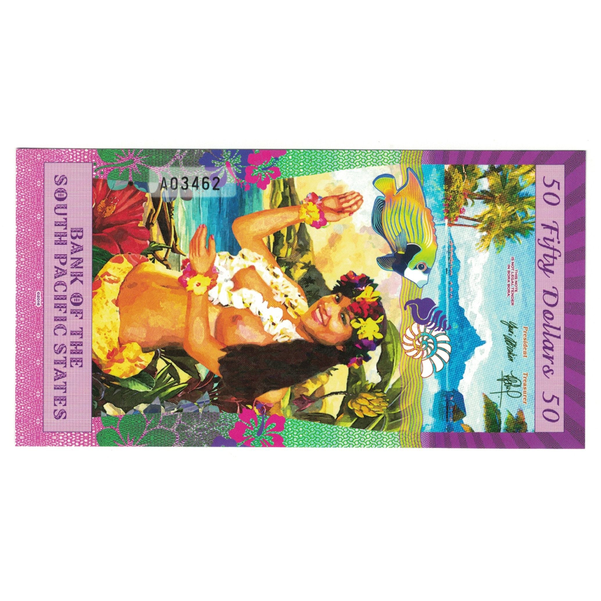 Banknote, United States, 50 Dollars, 2016, 2016-06-24, BORA BORA PACIFIC STATES