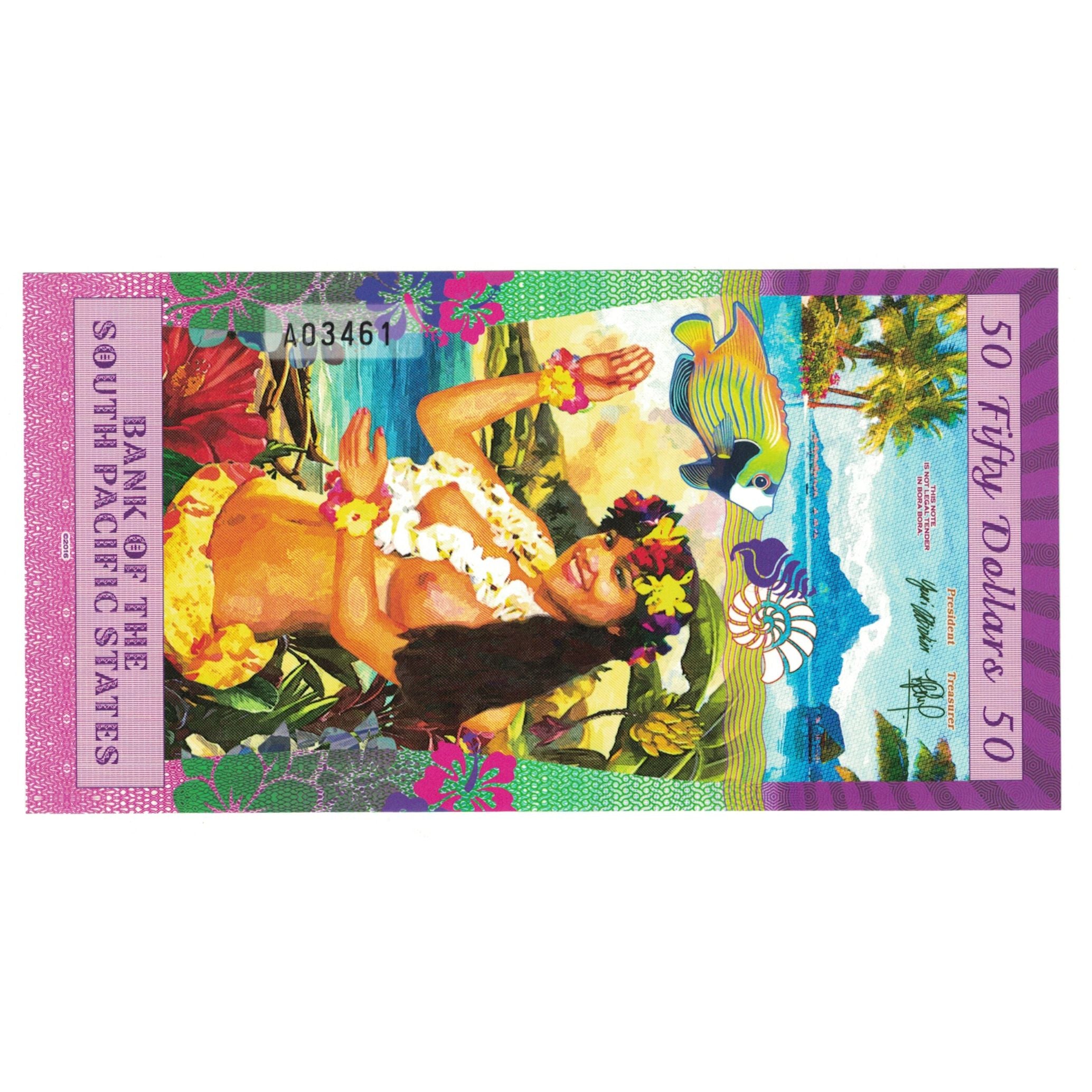 Banknote, United States, 50 Dollars, 2016, 2016-06-24, BORA BORA PACIFIC STATES