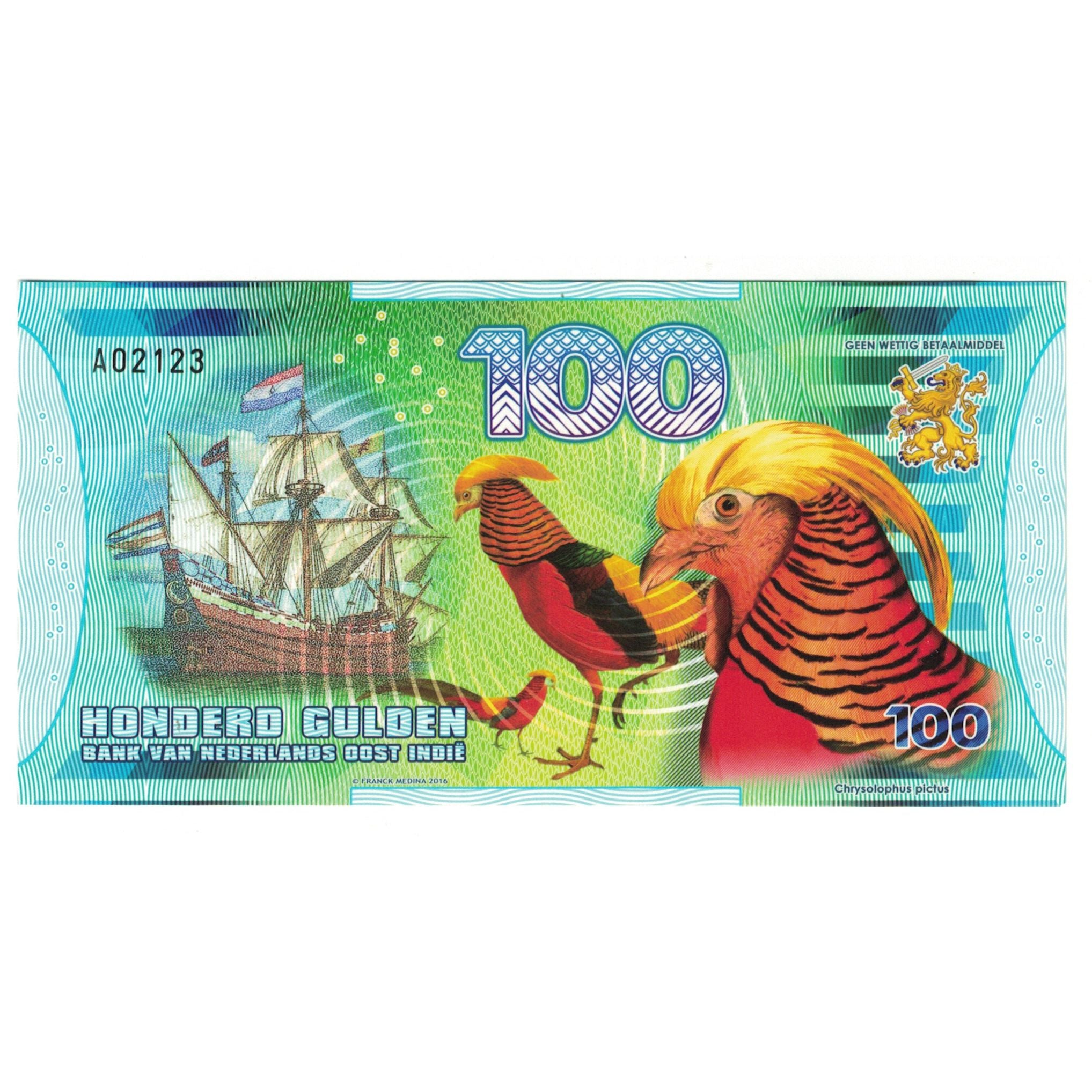 Billet, Pays-Bas, 100 Gulden, 2016, 2016-11-04, OOST INDIES, NEUF