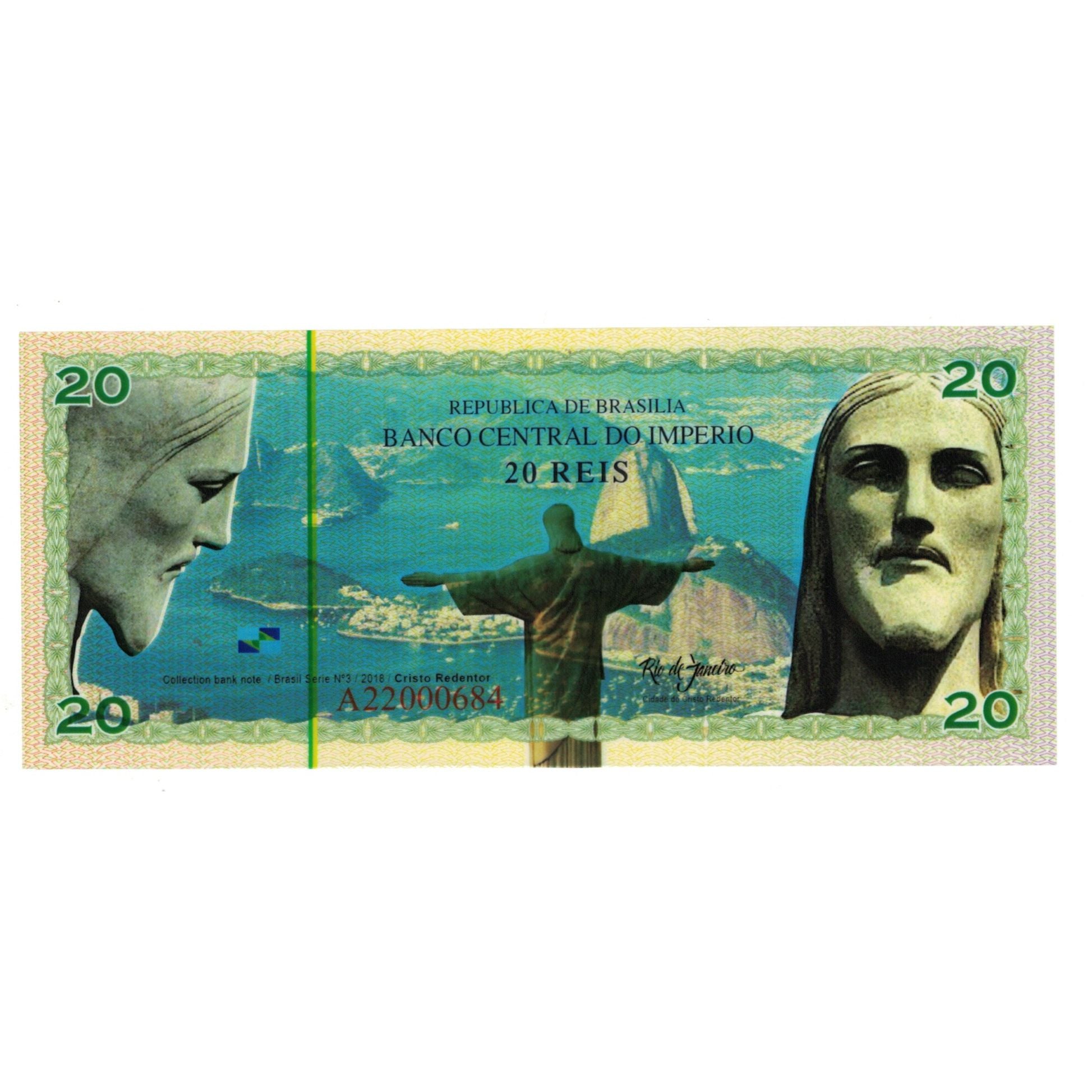Billete, 20 Reais, 2018, Brasil, UNC