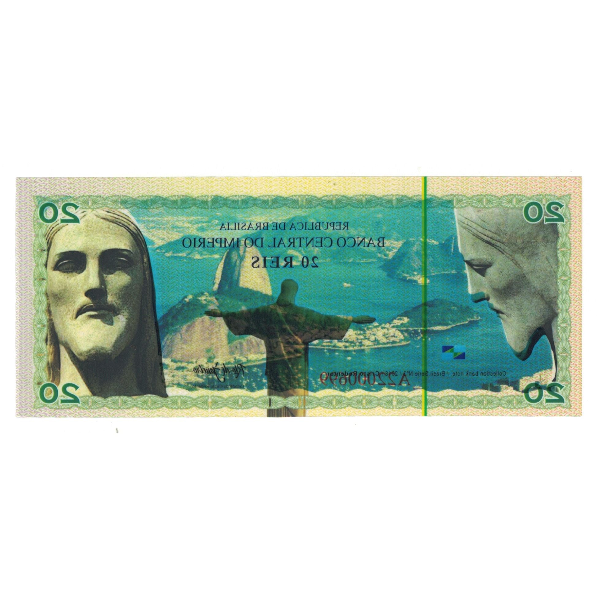 Nota, Brasil, 20 Reais, 2018, UNC(65-70)