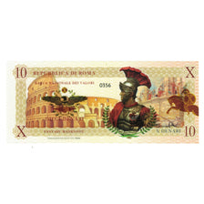 Banknote, Italy, Tourist Banknote, 2018, REPUBBLICA DI ROMA 10 DENARI