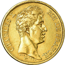 Münze, Frankreich, Charles X, 40 Francs, 1824, Paris, SS, Gold, Gadoury:1105
