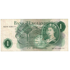 Billete, 1 Pound, 1960-1978, Gran Bretaña, Undated (1960-1961), KM:374a, BC