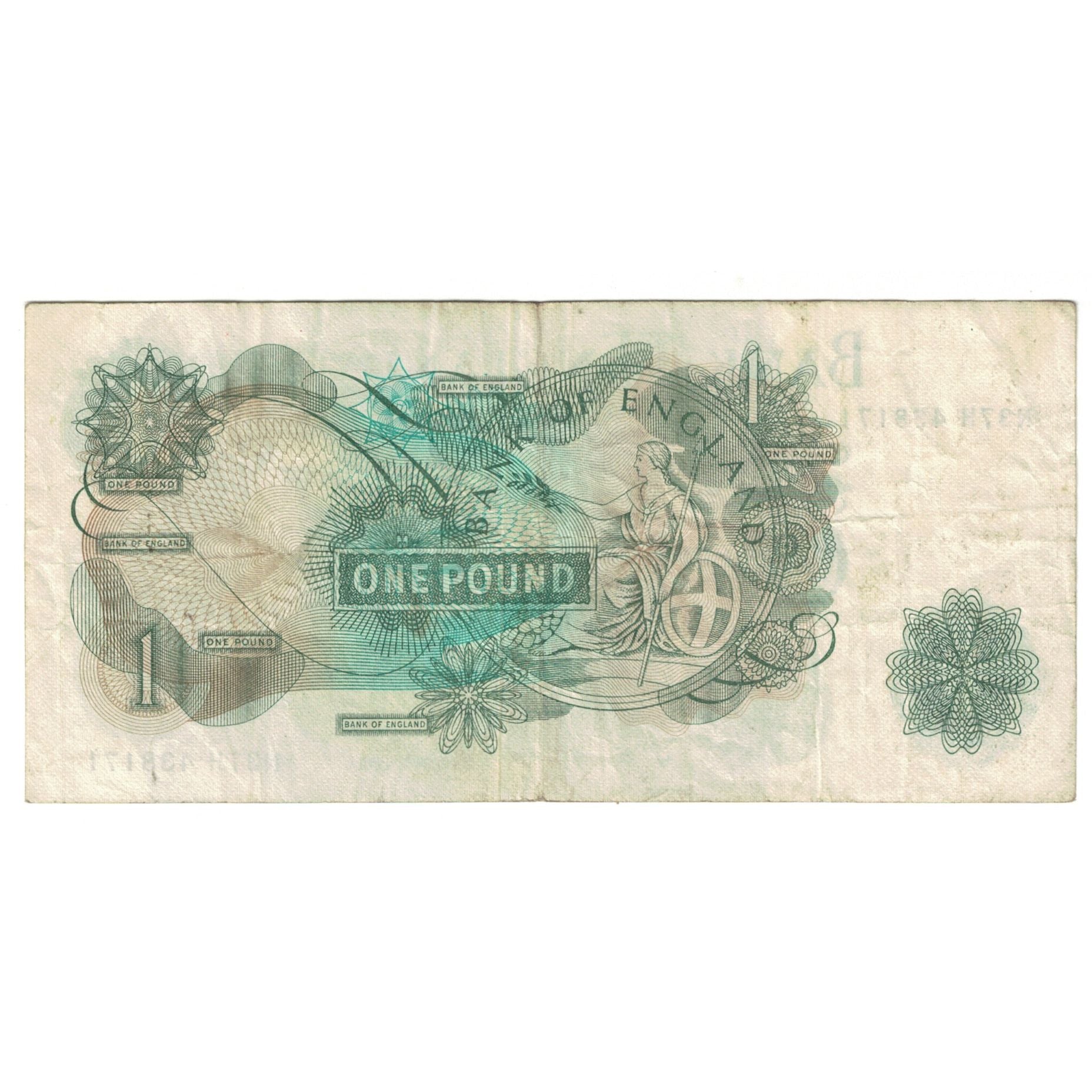 Banknote, Great Britain, 1 Pound, 1960-1978, Undated (1960-1961), KM:374a