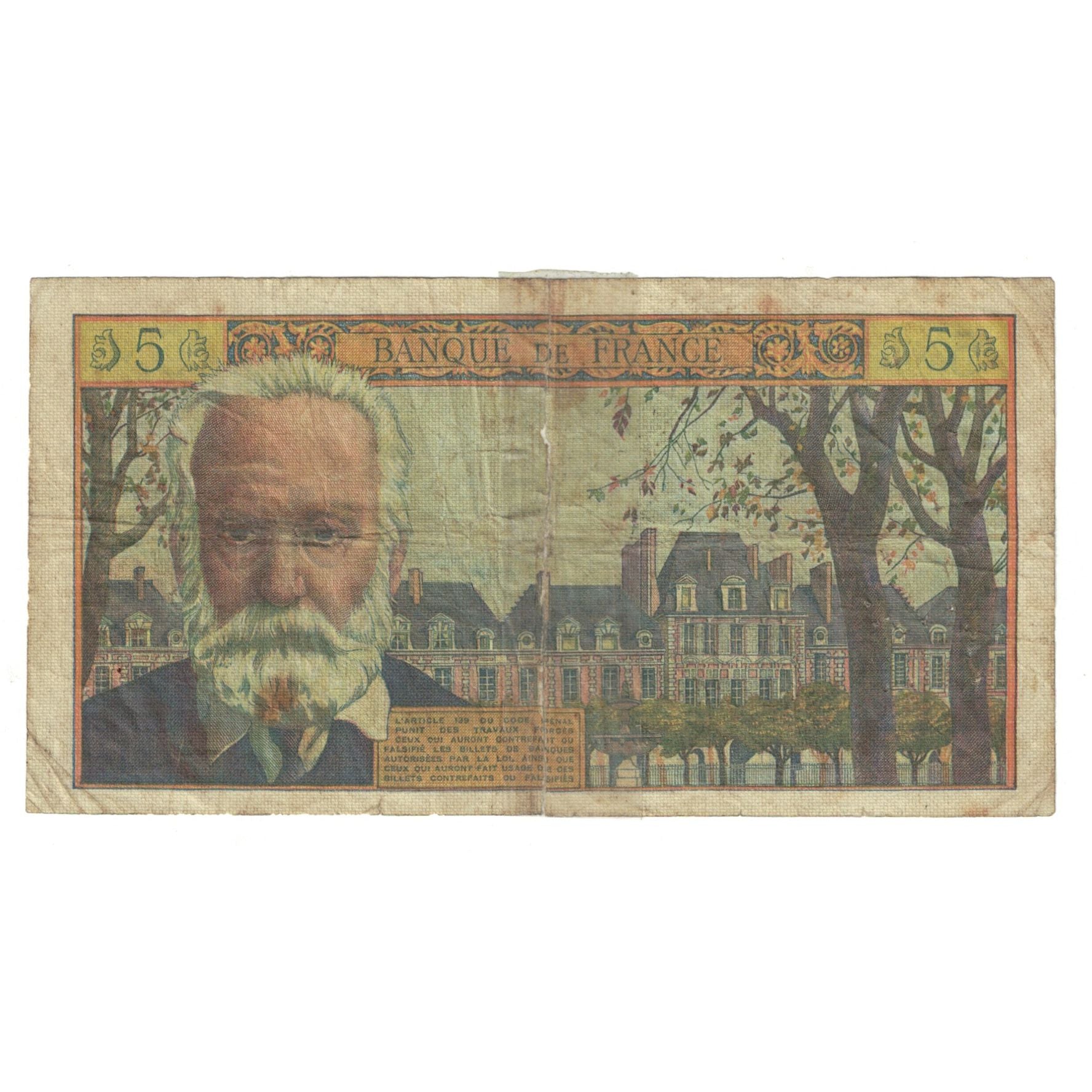 Frankreich, 500 Francs, Victor Hugo, 1957, O.1134827, S, Fayette:56.2, KM:133b
