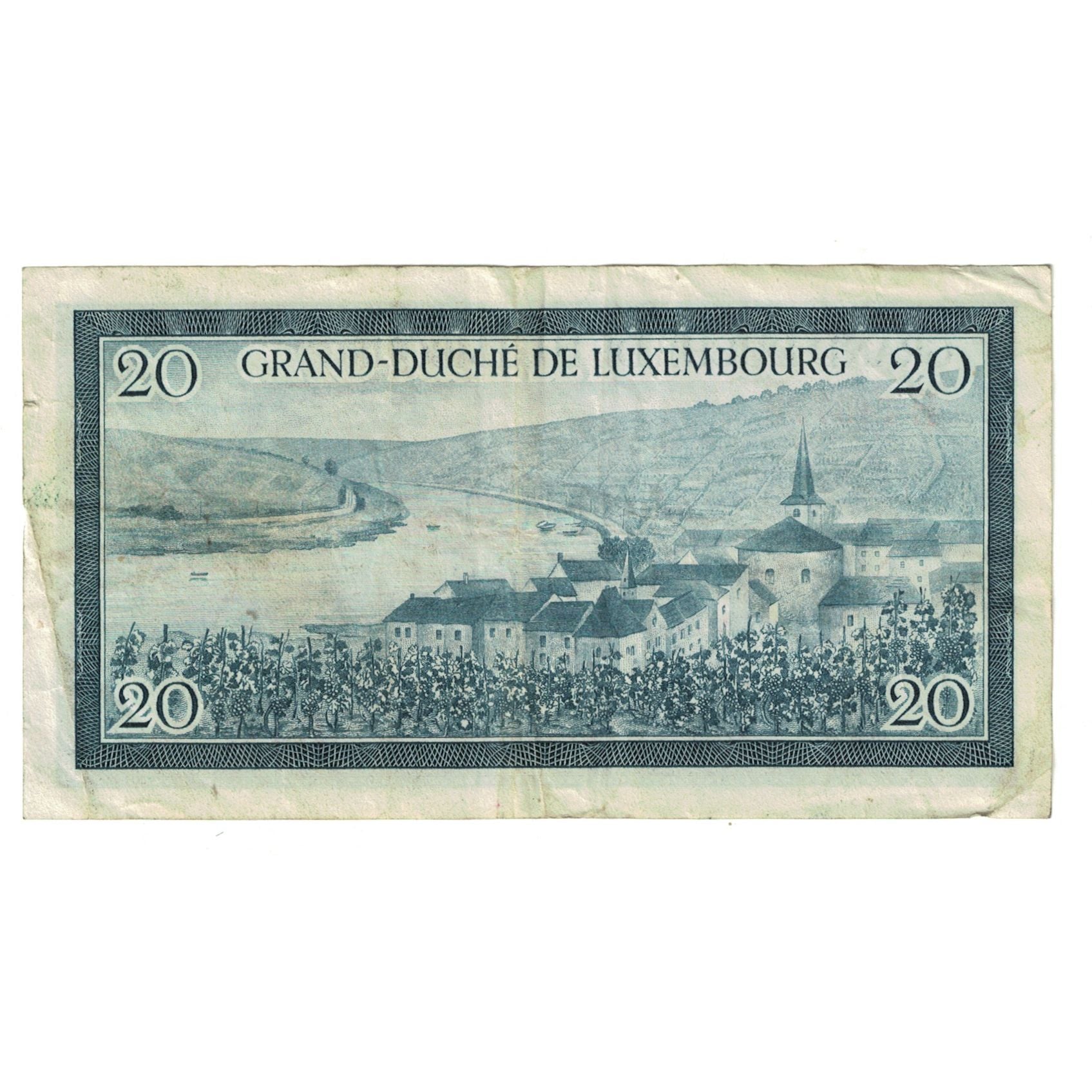 Banknote, Luxembourg, 20 Francs, KM:49a, VF(20-25)