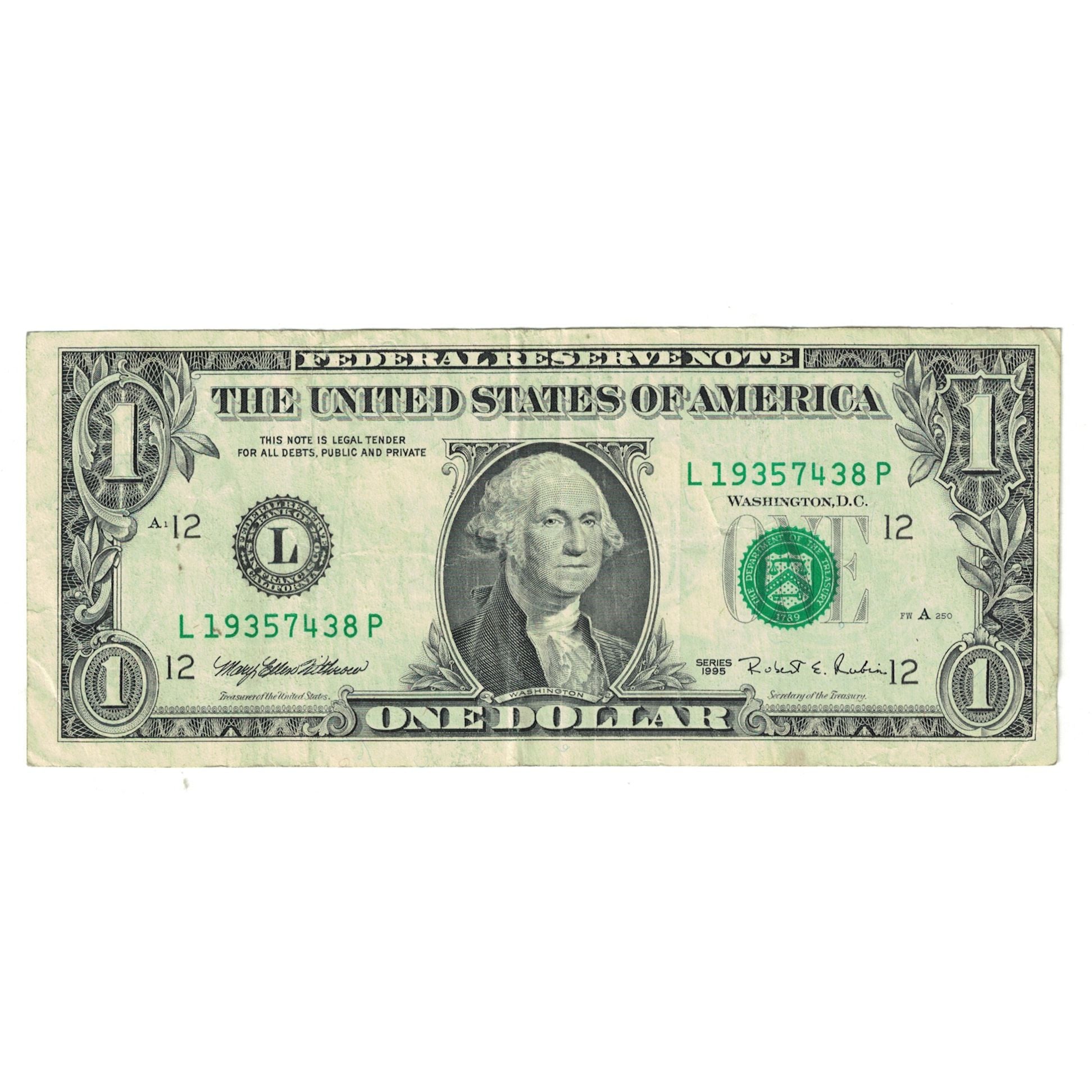 Banconote, Stati Uniti, One Dollar, 1995, BB