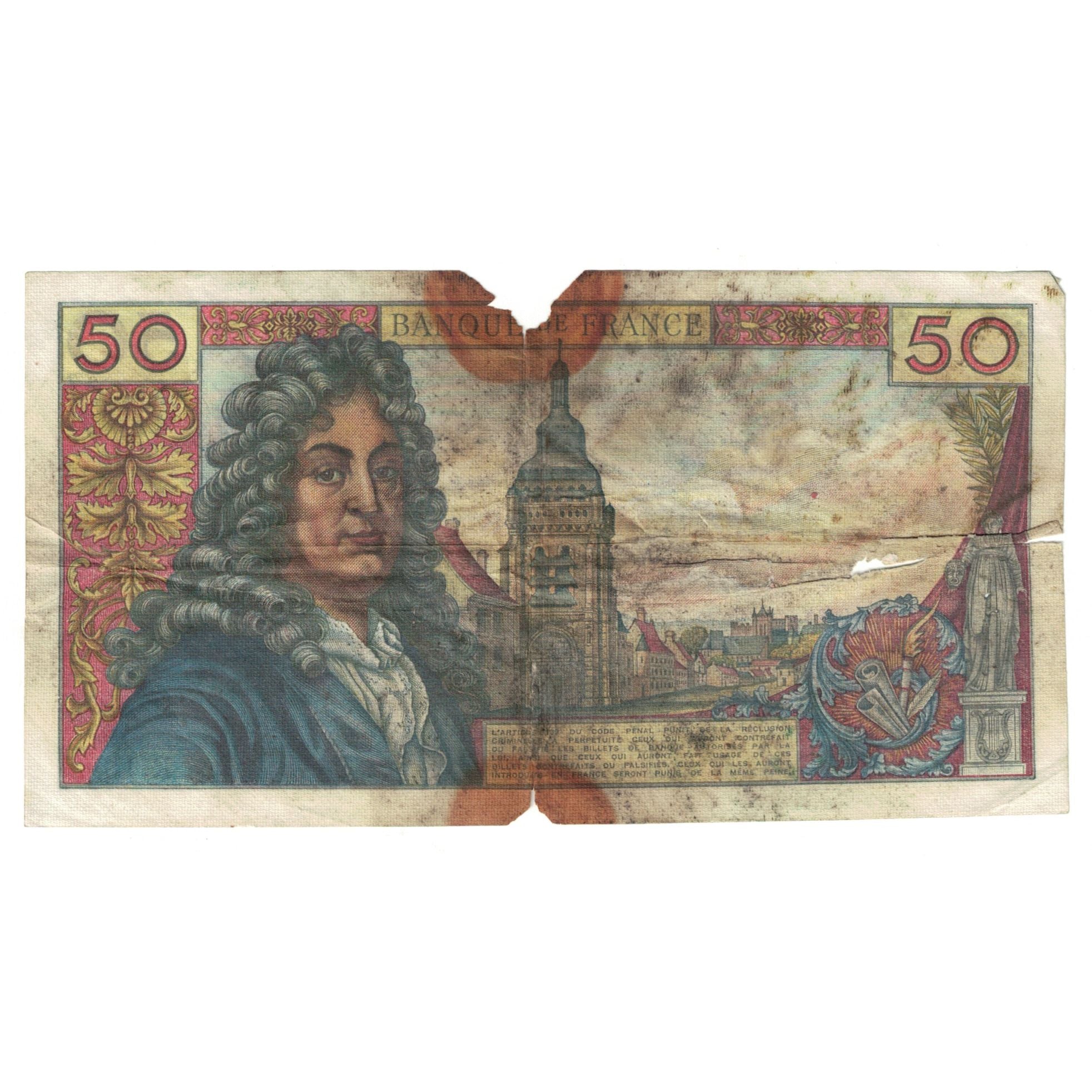 Francia, 50 Francs, Racine, 1962, R.1050200, B, Fayette:64.1, KM:148a