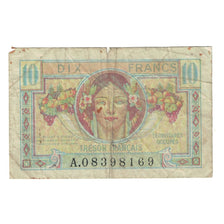 France, 10 Francs, 1947 French Treasury, 1947, A.08398169, VG(8-10)