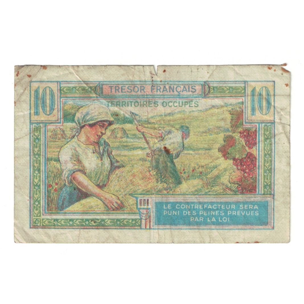 France, 10 Francs, 1947 French Treasury, 1947, A.08398169, VG(8-10)