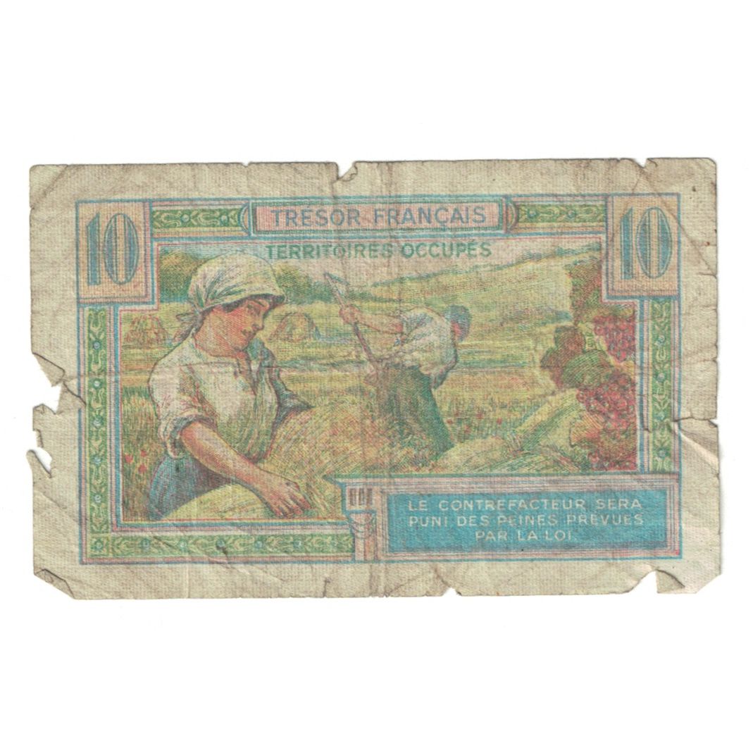 Frankrijk, 10 Francs, 1947 French Treasury, 1947, A.09577949, B, Fayette:VF30.1