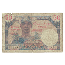 France, 50 Francs, 1947 French Treasury, 1947, N.225619, F(12-15), Fayette:31.2