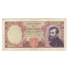 Banknot, Włochy, 10,000 Lire, 1962, 1962-04-12, KM:97a, VF(20-25)