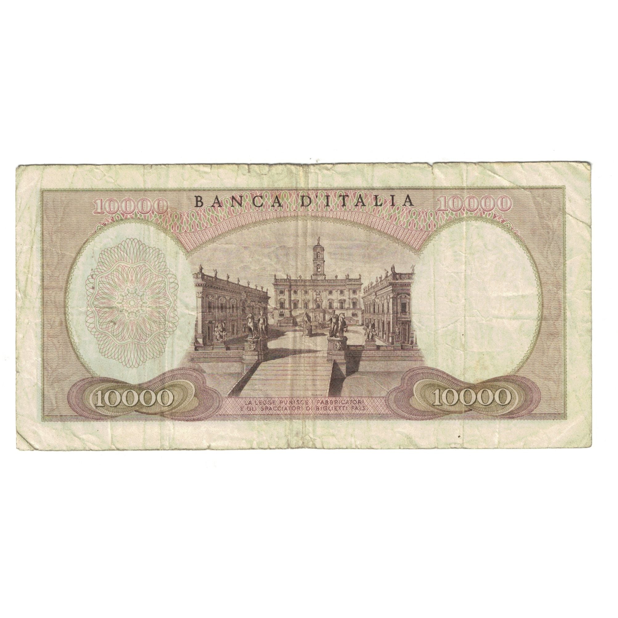 Banconote, Italia, 10,000 Lire, 1962, 1962-04-12, KM:97a, MB