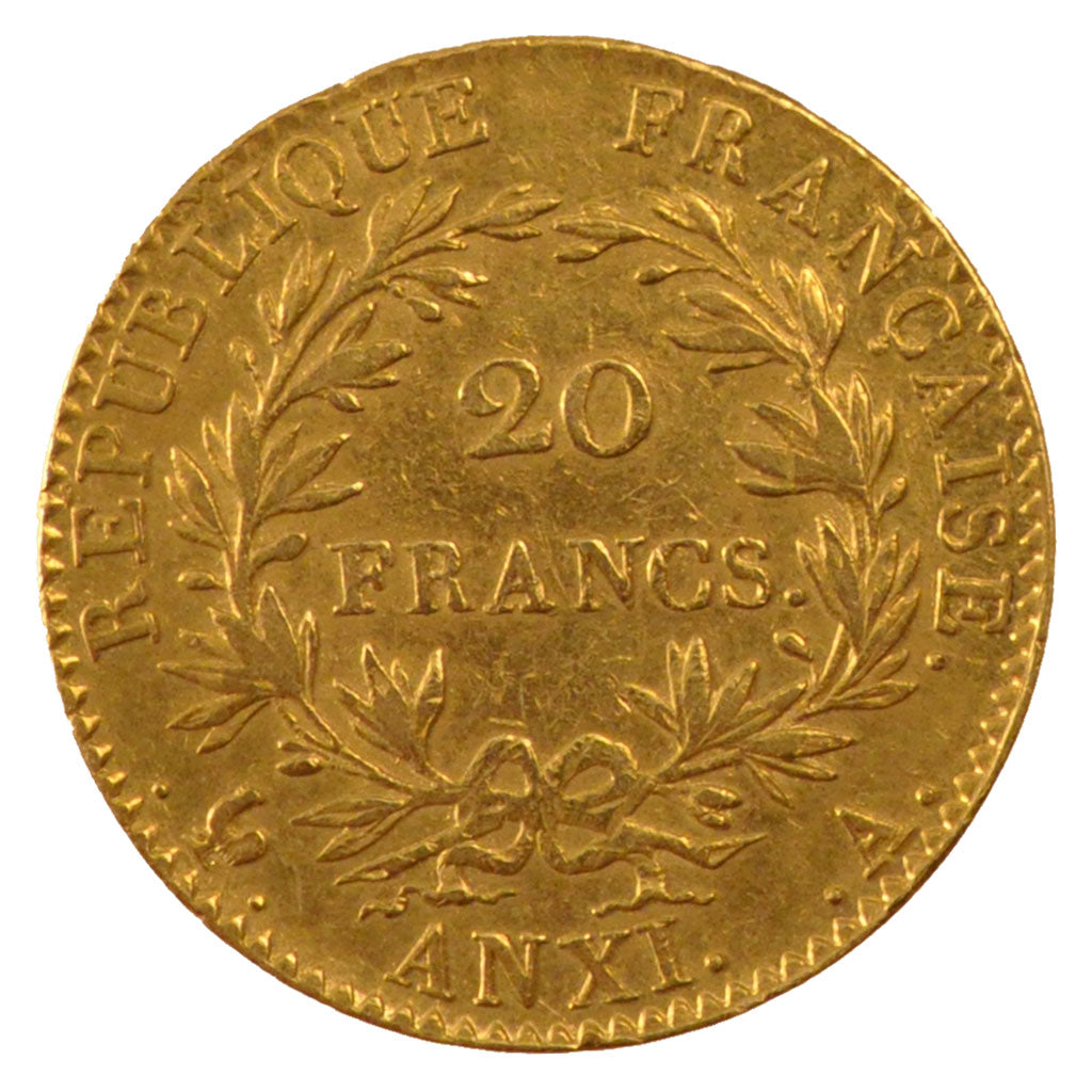 Francia, Napoléon I, 20 Francs, 1803, Paris, BB+, Oro, Gadoury:1020