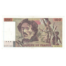 France, 100 Francs, Delacroix, 1994, Q.264, EF(40-45), Fayette:69 ter 1b)