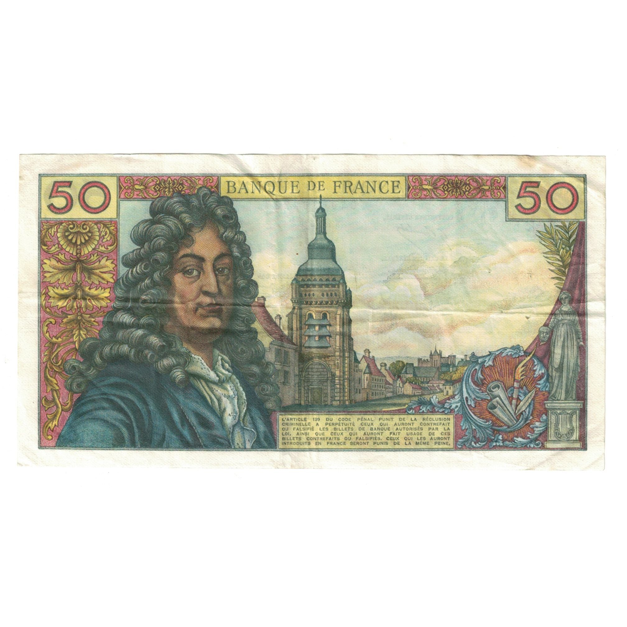 Frankreich, 50 Francs, Racine, 1972, O.19982227, S, Fayette:64.21, KM:148d