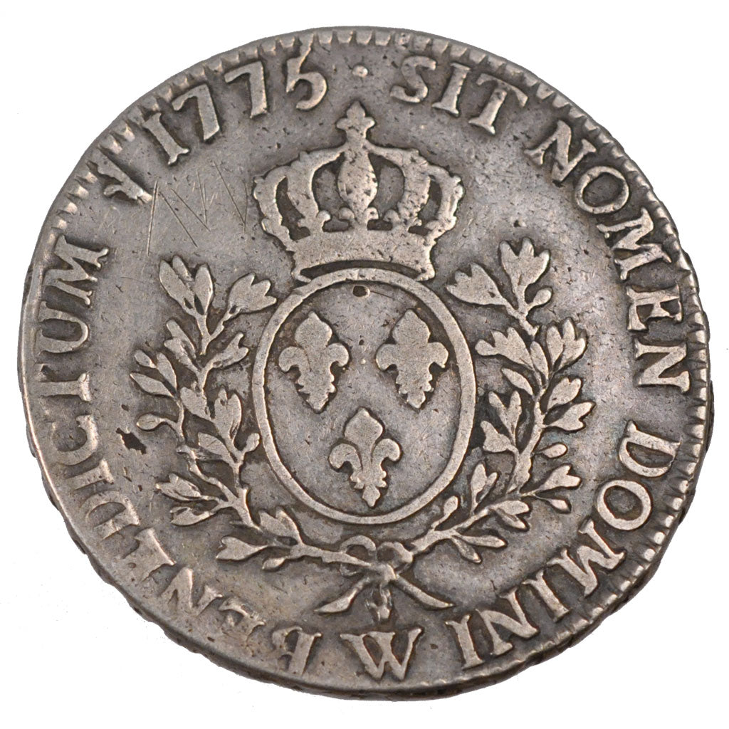 Francia, Ecu, 1775, Lille, MB, Argento, Gadoury:356