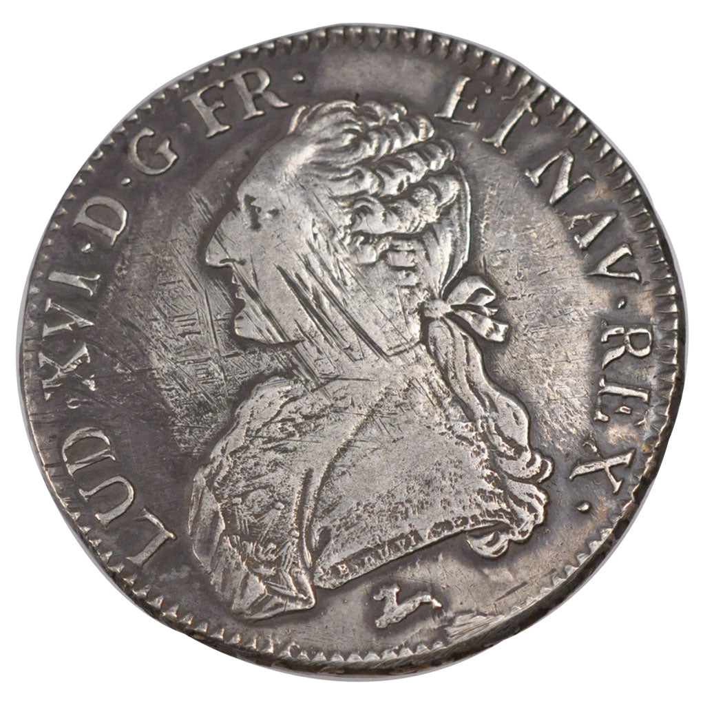 FRANCE, Écu aux branches d'olivier, ECU, 1785, Orl, KM #564.14, VF(30-35), ...