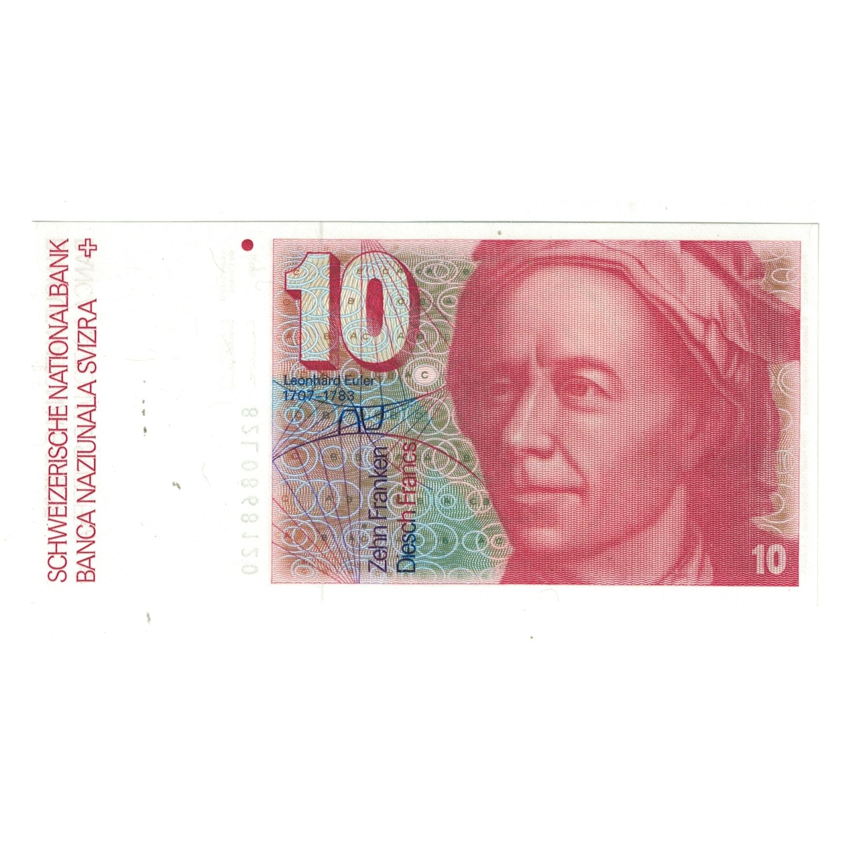Billet, Suisse, 10 Franken, KM:53h, NEUF
