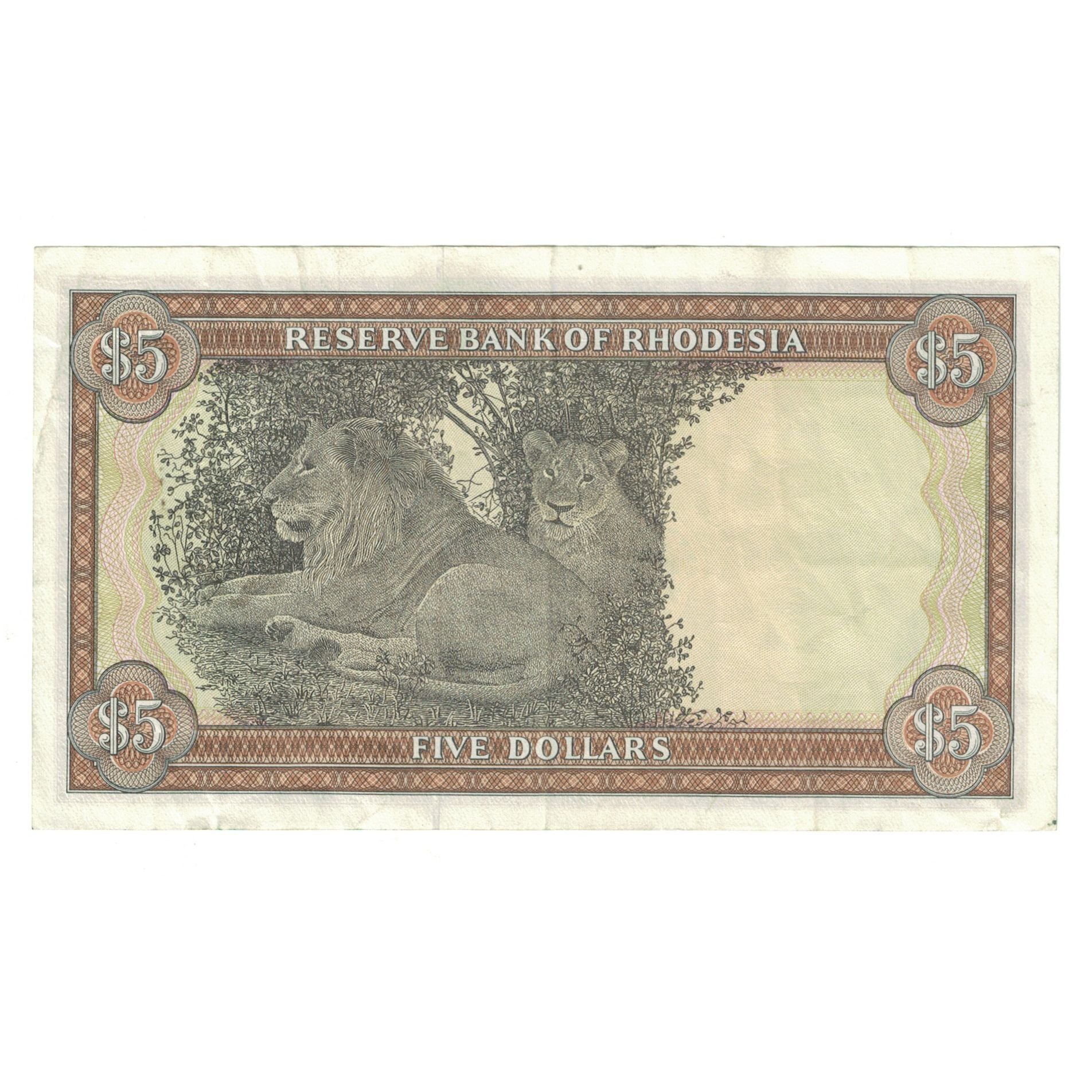 Banknote, Rhodesia, 5 Dollars, 1978, 1978-10-20, KM:40a, EF(40-45)