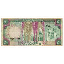 Banknot, Arabia Saudyjska, 50 Riyals, KM:19, VF(20-25)