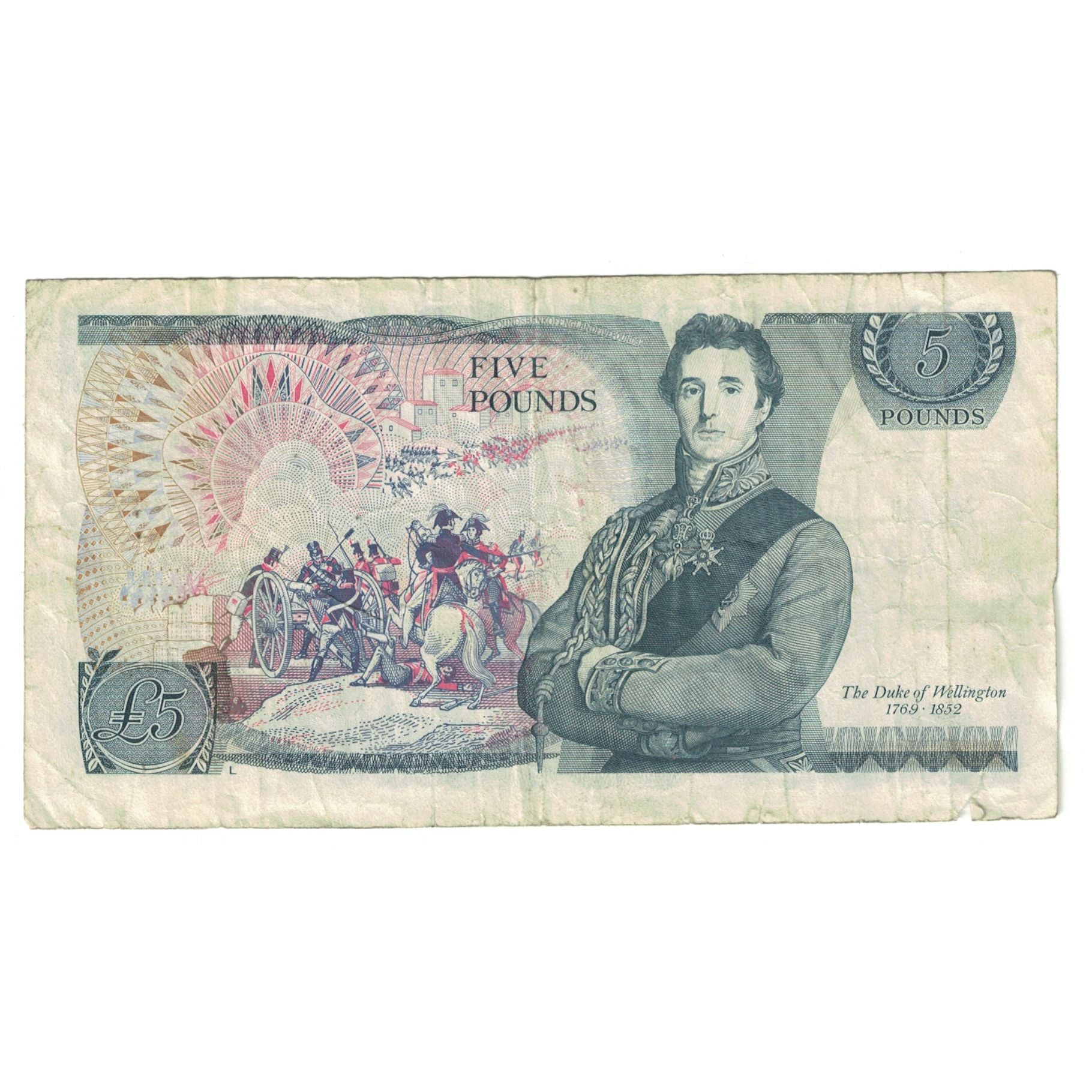 Banknote, Great Britain, 5 Pounds, KM:378c, VF(20-25)