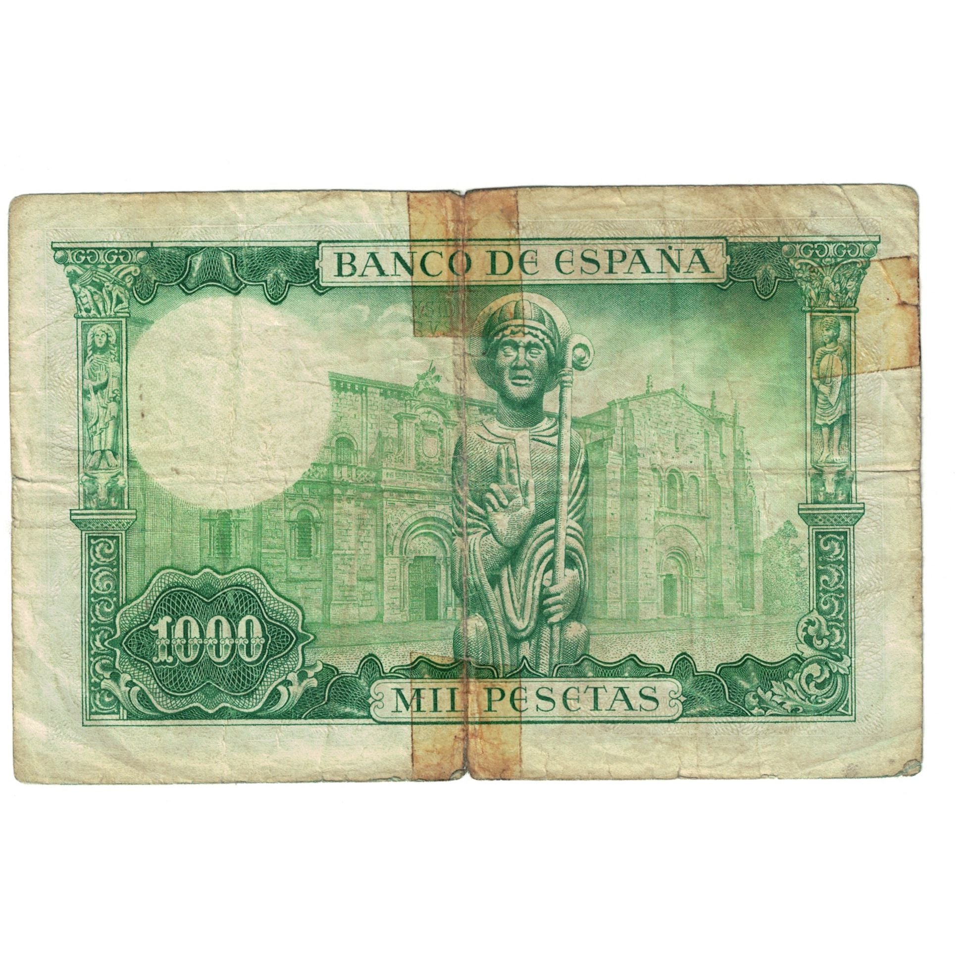 Banknote, Spain, 1000 Pesetas, 1965, 1965-11-19, KM:151, VG(8-10)