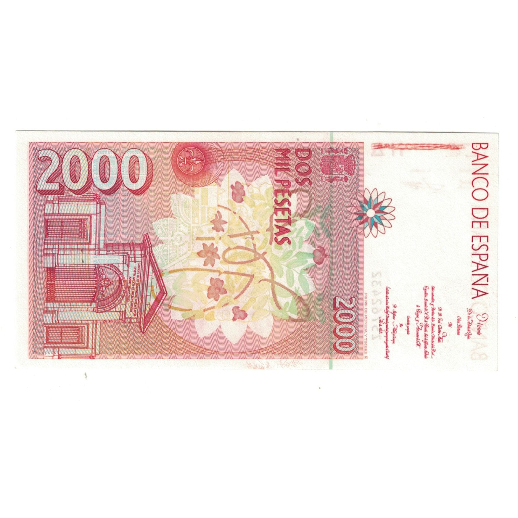 Banknote, Spain, 2000 Pesetas, 1992, 1992-04-24, KM:164, UNC(65-70)
