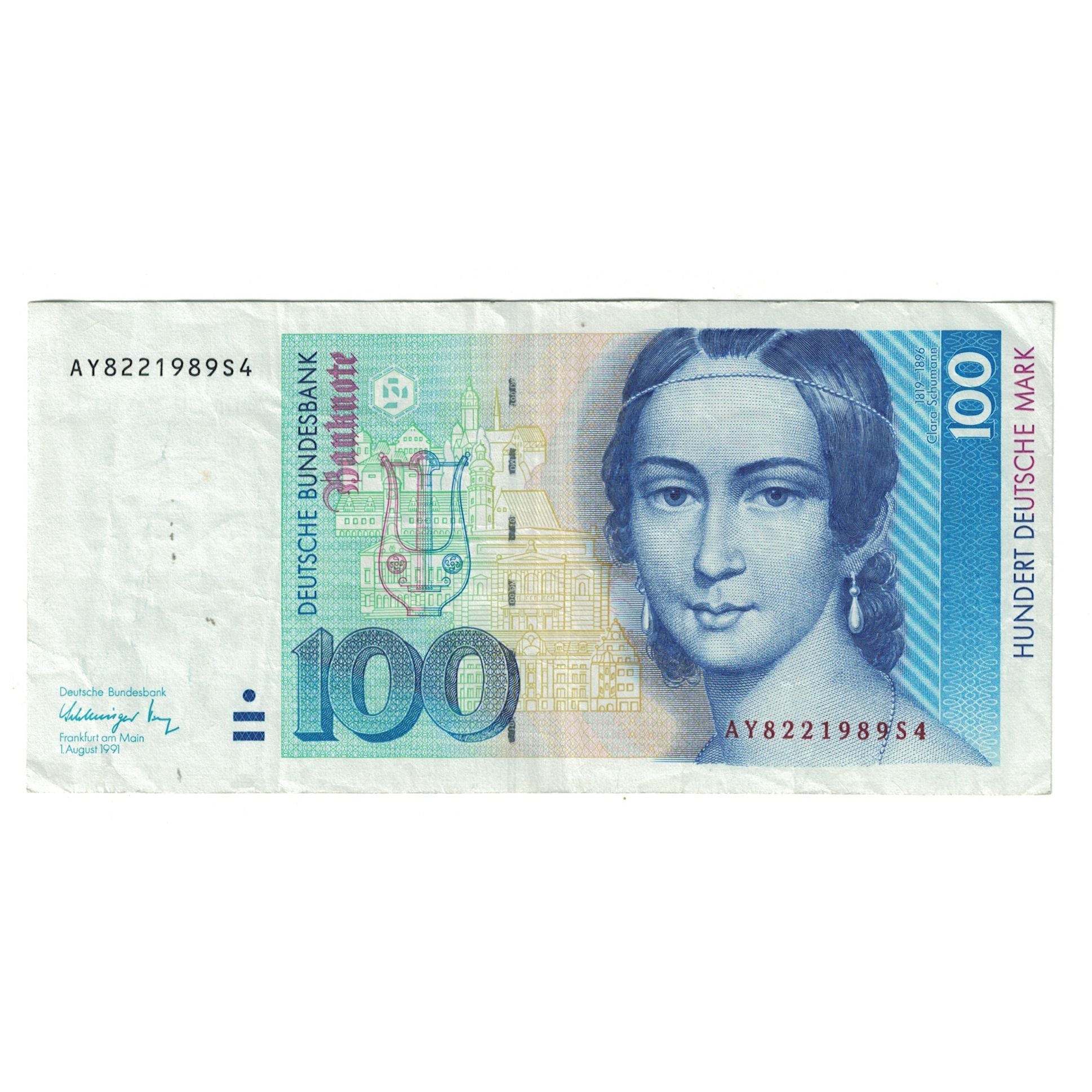 Billet, République fédérale allemande, 100 Deutsche Mark, 1993, 1993-10-01