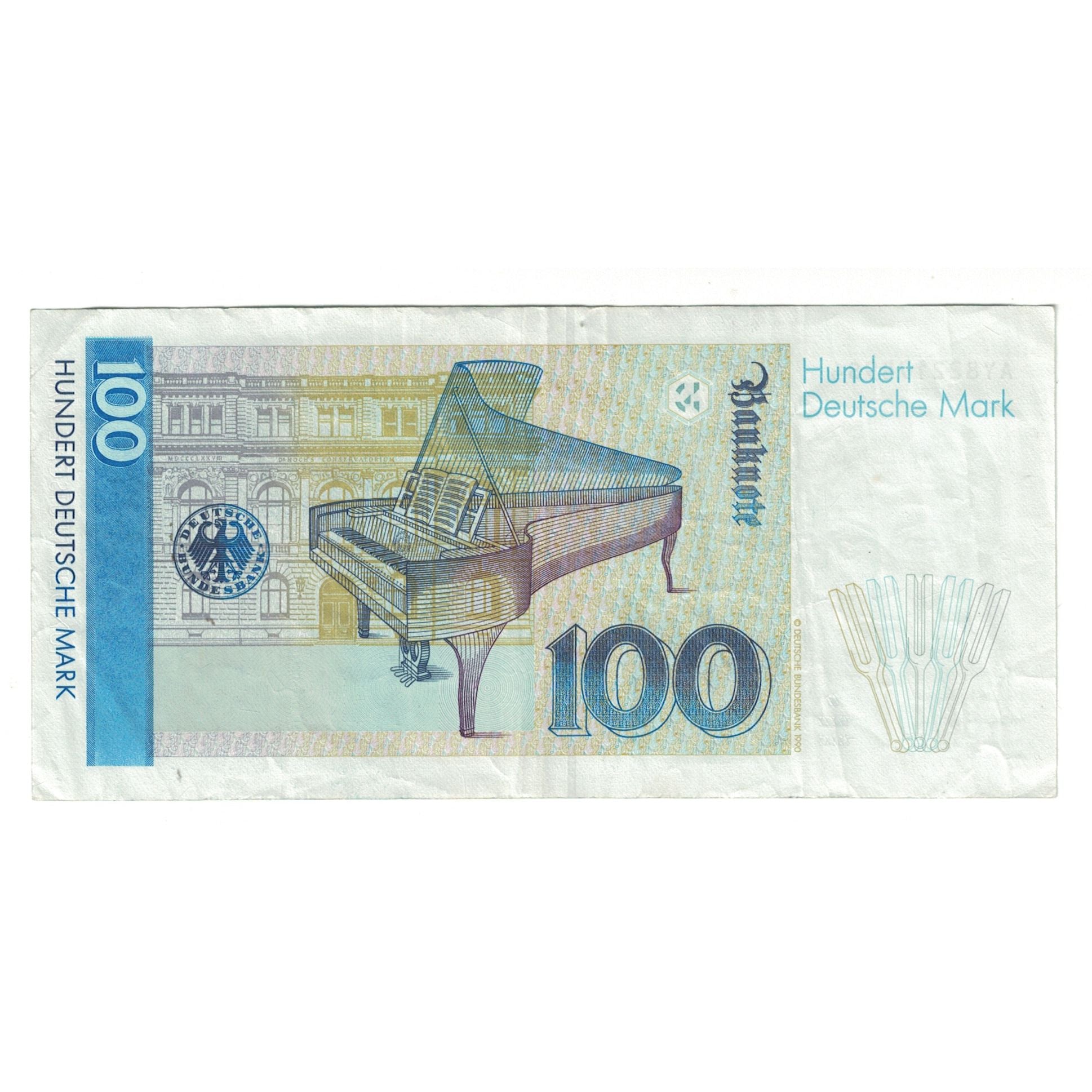 Billet, République fédérale allemande, 100 Deutsche Mark, 1993, 1993-10-01