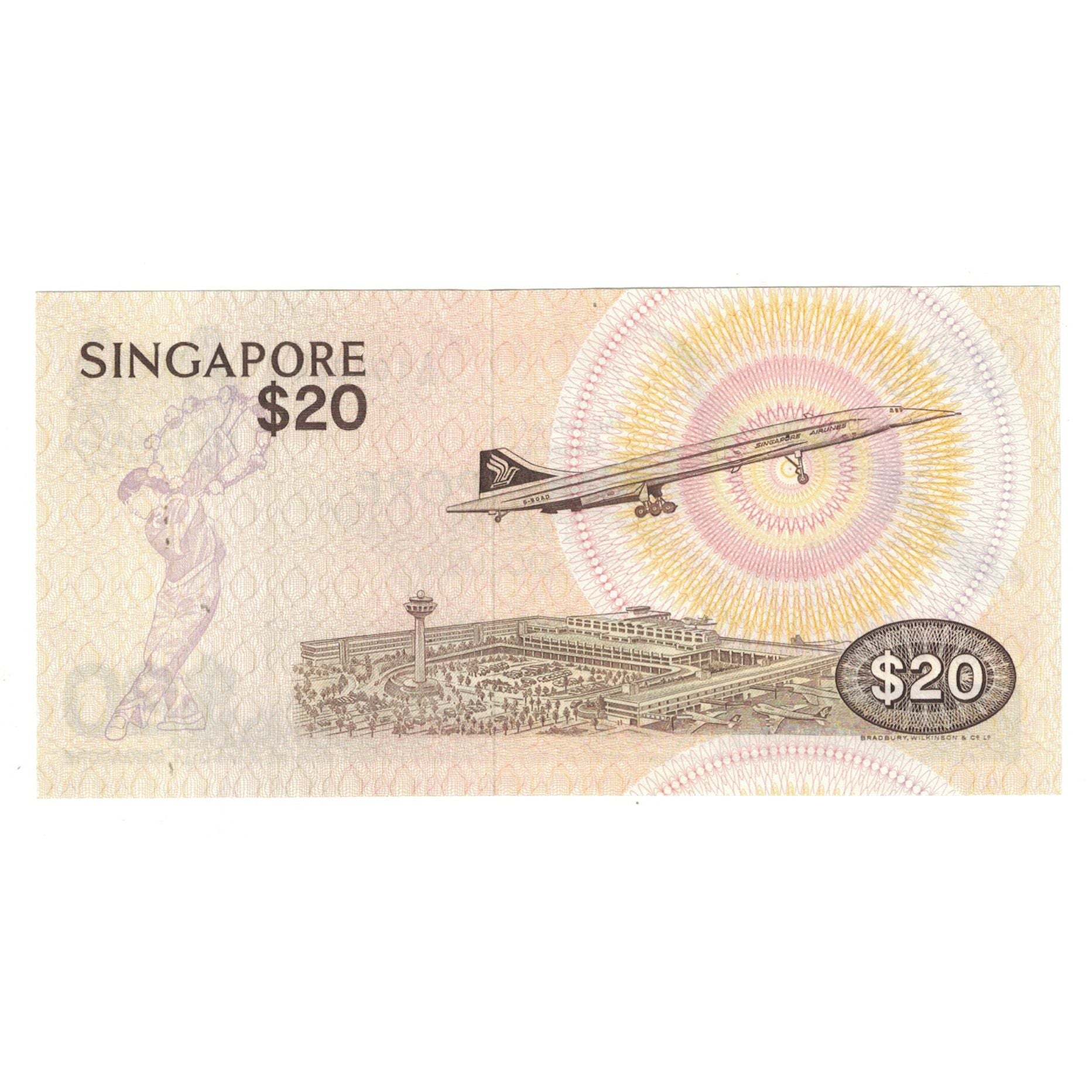 Banknote, Singapore, 20 Dollars, KM:12, UNC(65-70)