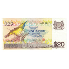Billete, 20 Dollars, Singapur, KM:12, MBC