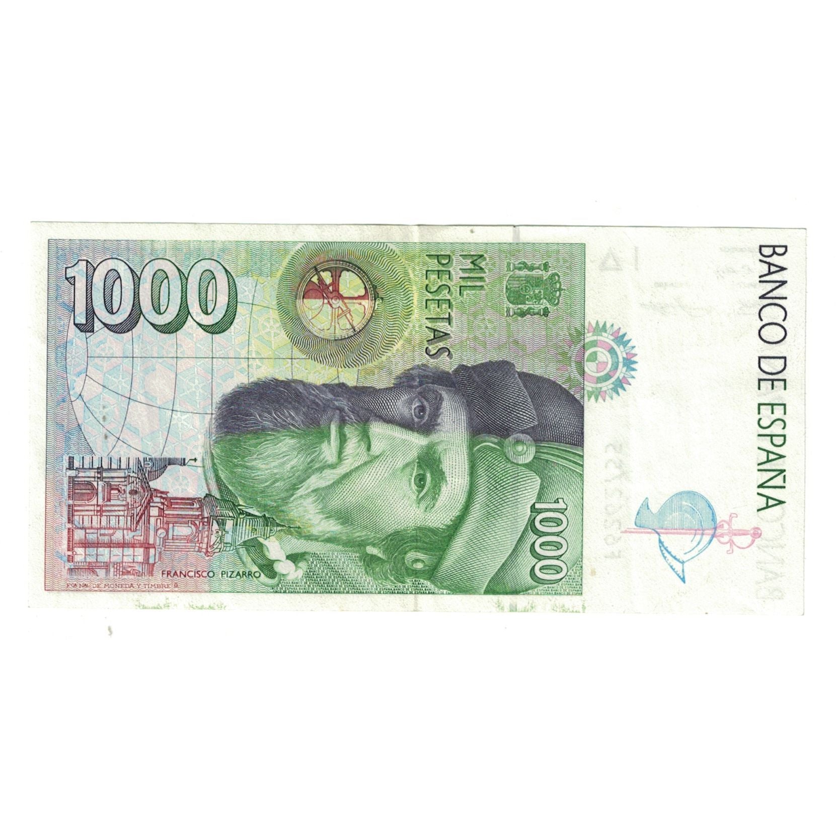 Banknote, Spain, 1000 Pesetas, 1992, 1992-10-12, KM:163, EF(40-45)