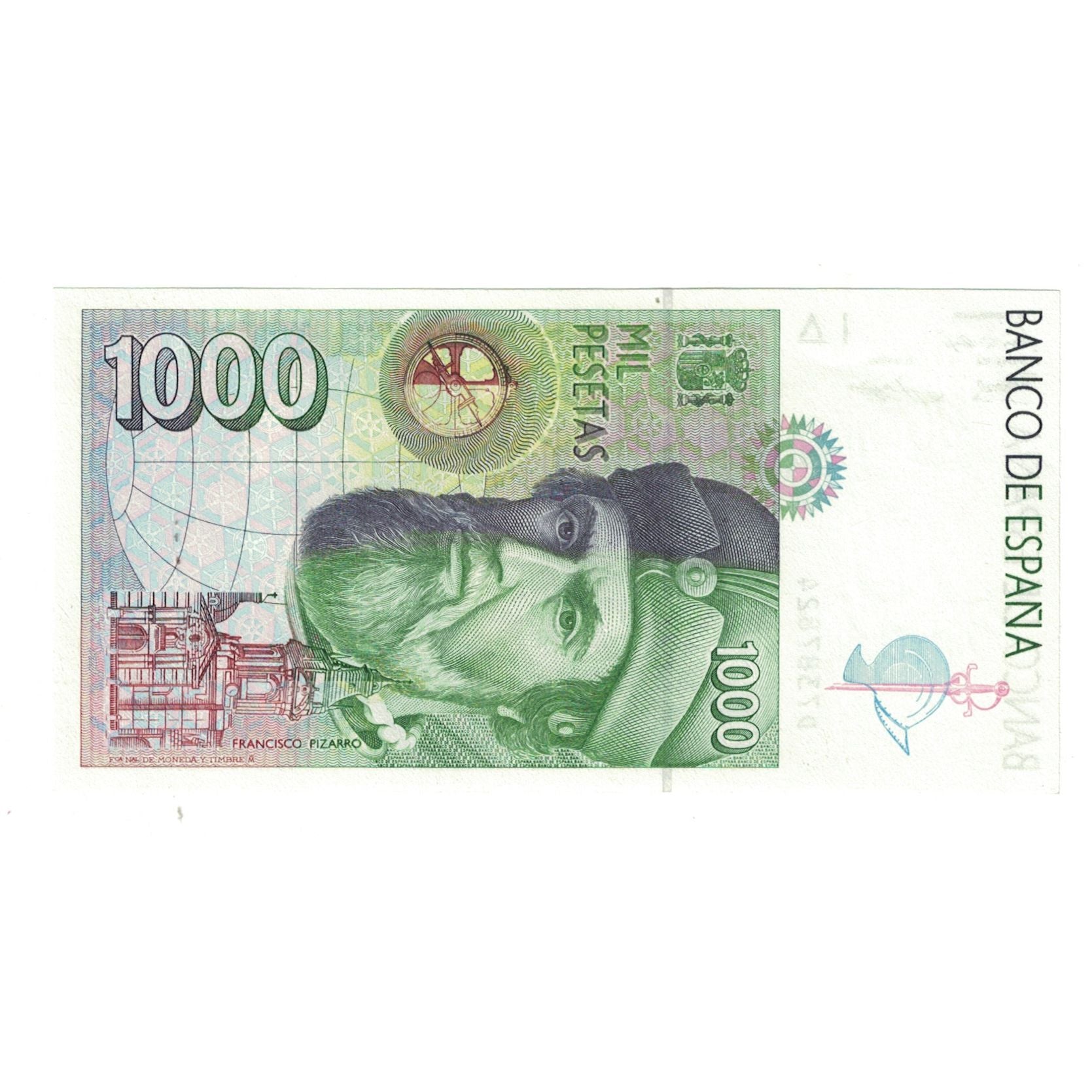 Banknote, Spain, 1000 Pesetas, 1992, 1992-10-12, KM:163, AU(55-58)